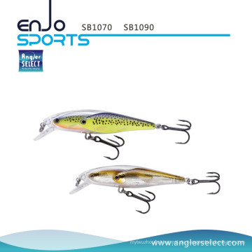 Angler Select School Fish Stick Köder Shallow Lure Angeln Tackle mit Vmc Treble Haken (SB1090)